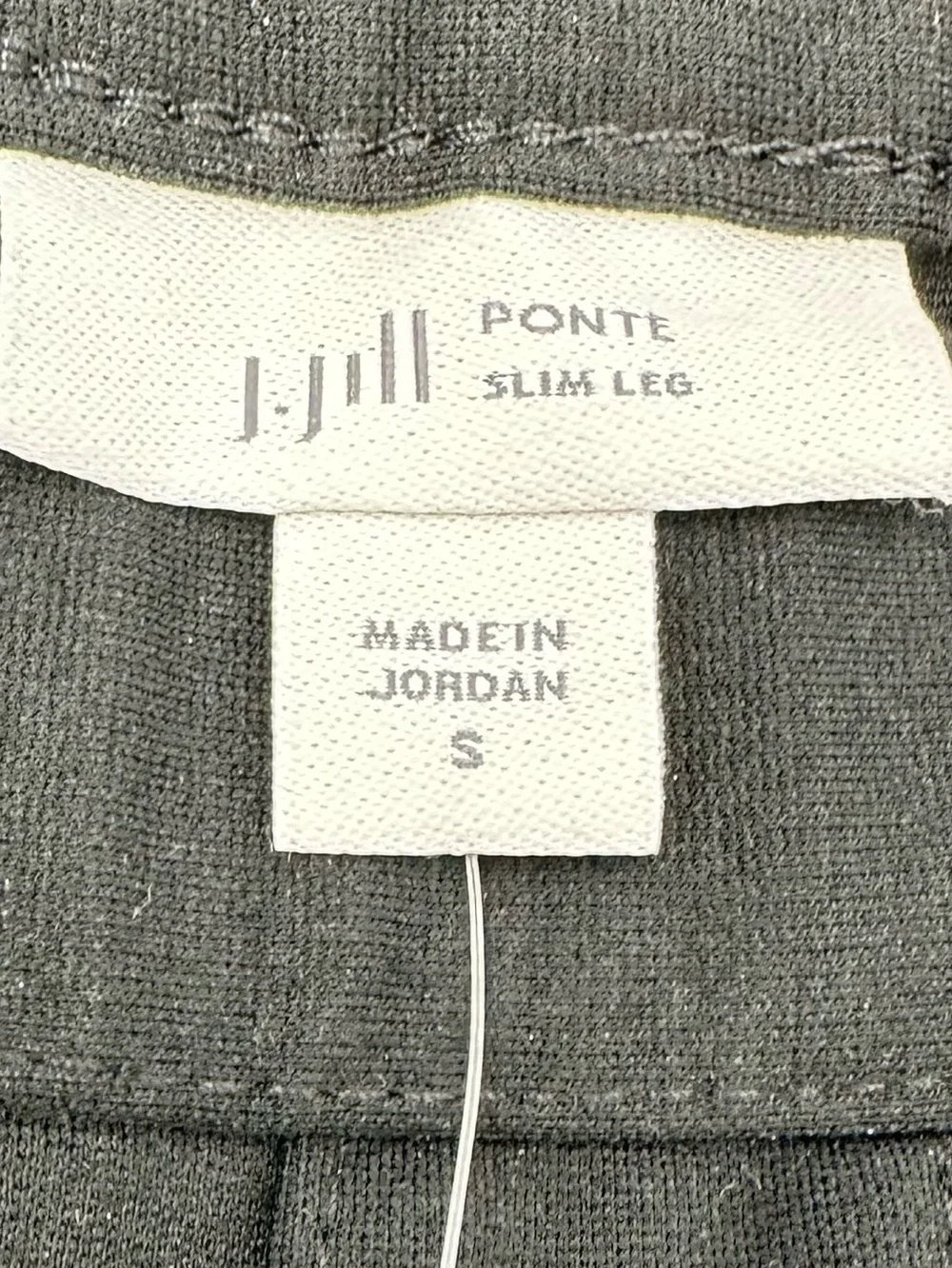J.Jill Black Ponte Slim Leg Trouser Pants size S NWT